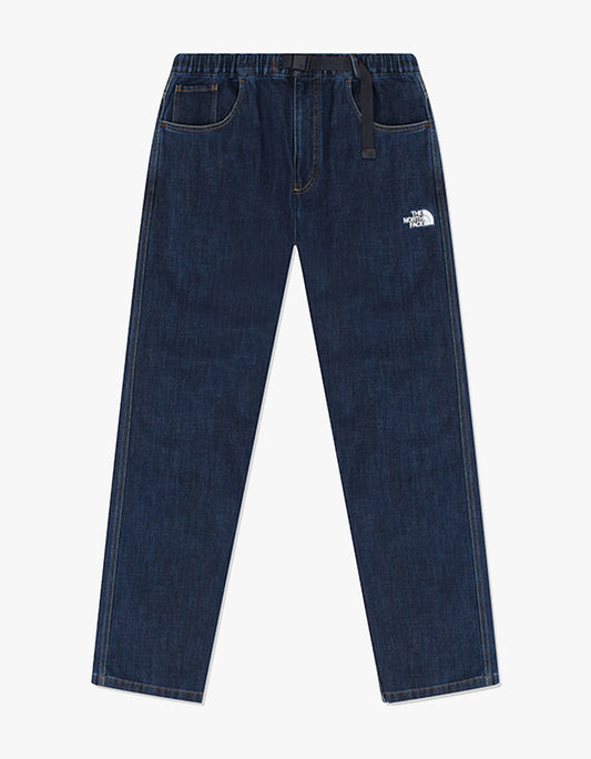 Mens Denim Cordura Pants - Dark Indigo Denim Wash