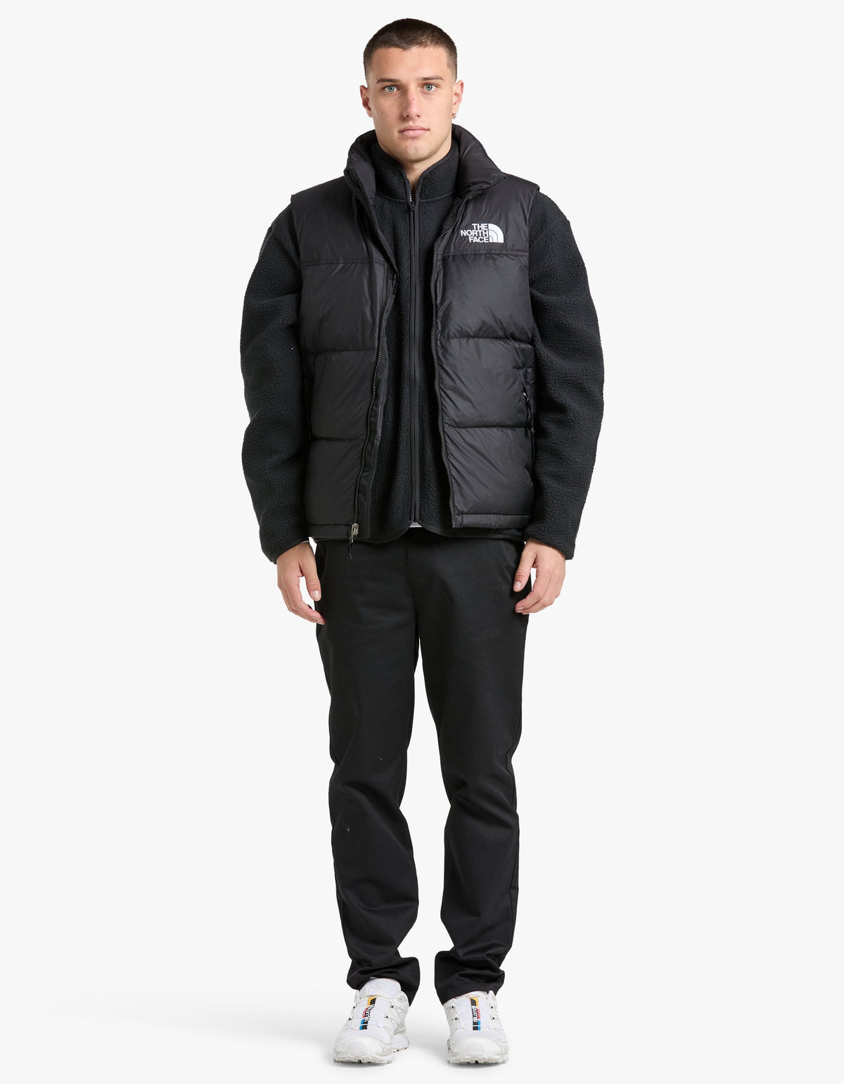 Mens 1996 Retro Nuptse Vest - TNF Black