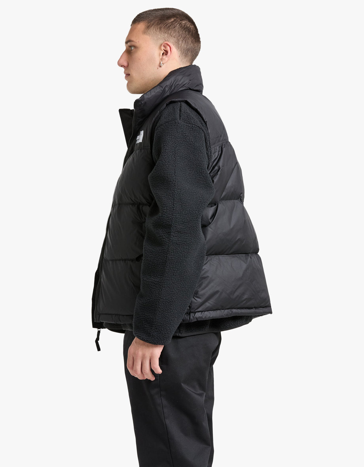 Mens 1996 Retro Nuptse Vest - TNF Black