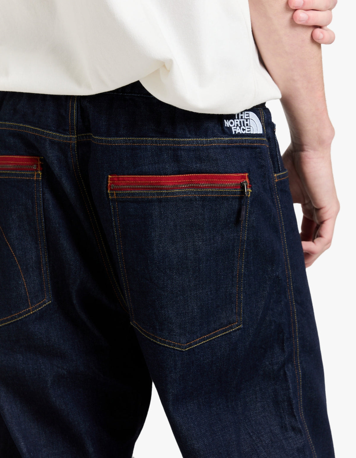Mens Denim Cordura Pants - Dark Indigo Denim Wash