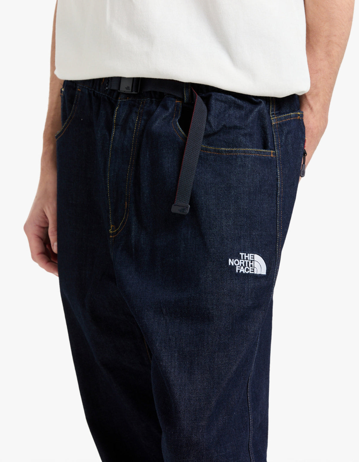 Mens Denim Cordura Pants - Dark Indigo Denim Wash