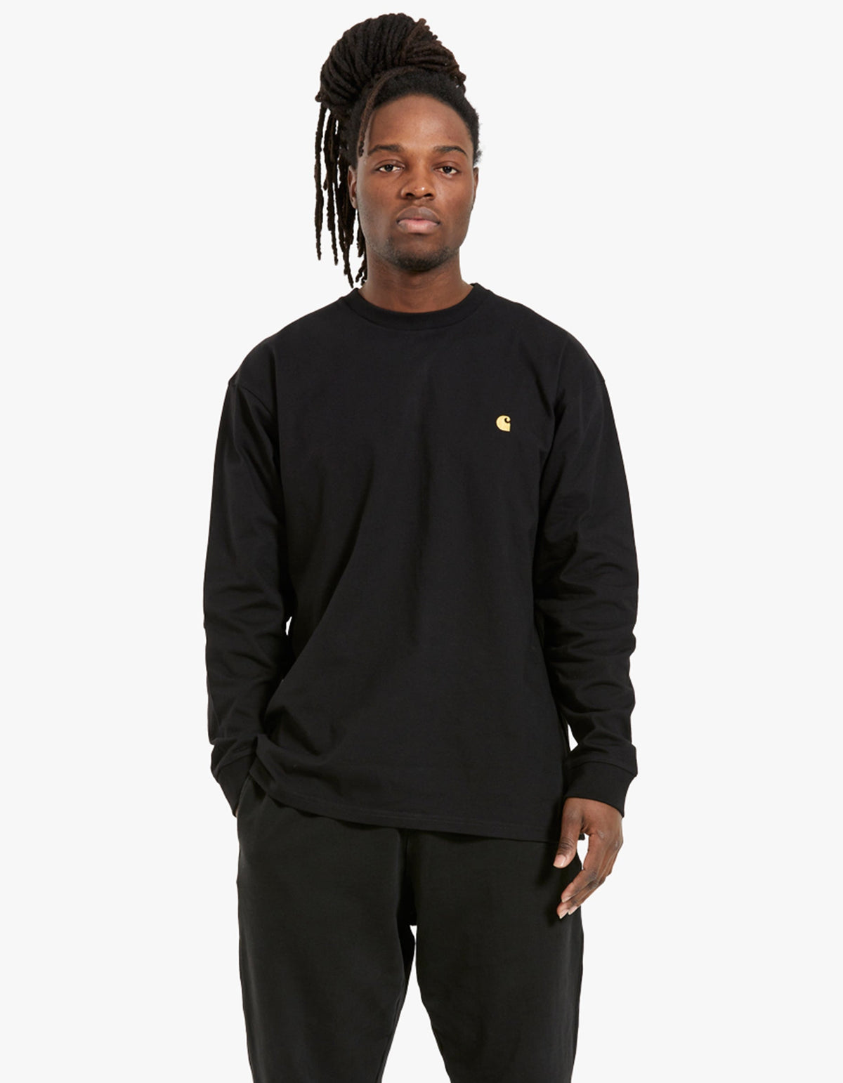 L/S Chase T Shirt - Black/Gold