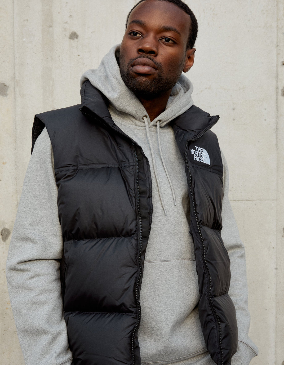 Mens 1996 Retro Nuptse Vest - TNF Black